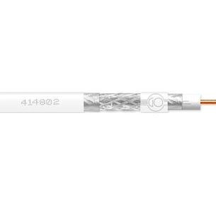 414802 -8424450168110 Television - Koaxial Kabel SK6FPLUS PVC ECA -Klasse A+ Triple Rid TSH 19VATC.A Ø 1,00/4,6/6,8 mm Weiß