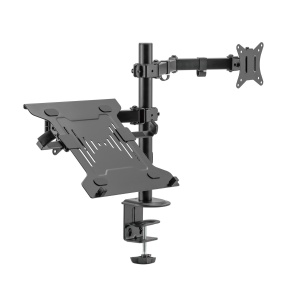 500080012 - Steel Monitor Arm with Laptop Tray