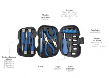 502035031 - 84333373068582Kit Basic Home Tools