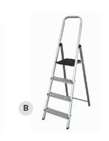502050004 - 843373049758 Aluminum Estação 4 Steps Max. 150kg