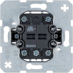 503404 - Bot. Double c/pos. Interm., 4na, 10a 250 V Hager EAN: 4011334255994