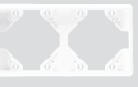 50921 TAMBIÉN ESPELHO DUPLO HORIZONTAL BRANCO MATE 5603011630232