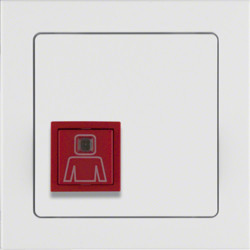 52066099 - Q.3 - bot.chamada emerg, monob, branco HAGER EAN:4011334393689