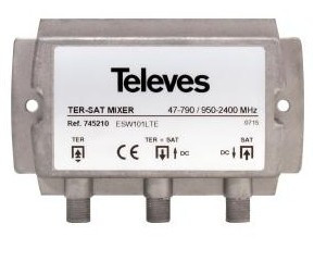 725210 / 7252 TELEVES Misturador Blindado 2e/1s TV-SAT "F"