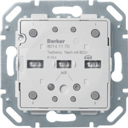 80141170 - BP KNX Q.x/K.x Easy 1 tecla com BCU HAGER EAN:3250617153751