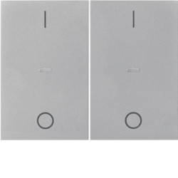 80962373 - Cubrir BP Knx K.x 2T c/BCU, I/O, Inoxidable HAGER Ean:4011334482468