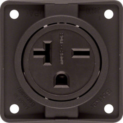 862542501 - Integro - tomada NEMA 6-20R, castnh mate HAGER EAN:4011334351047