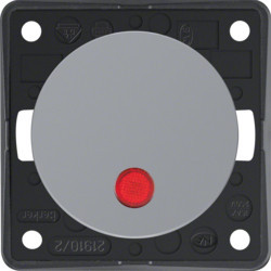 937522507 - Intersecarse - bipolar c/visual.e lámpara, gris HAGER Ean:4011334240228