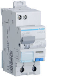 ACC806F - Breaker DIF. 1p+n 6a 10 mA AC 2M Hager EAN: 3250611062448