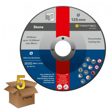 AD 125 S Stone Lock Disc - 5 Einheiten -Paket