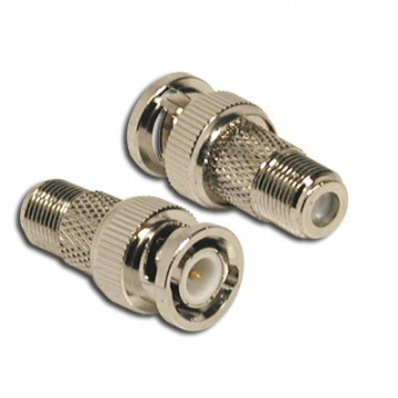 ADAPTATEUR BNC MÂLE À PRISE F FEMELLE