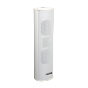 Altifalante de coluna - Potência de 30W - Impedância 70/100V, 8Ω - 2 x 3" + 1 x 2" - Sensibilidade 87dB - Apto para exterior