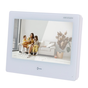Android-Video-Türsprechanlage – 7-Zoll-TFT-Touchscreen – Zwei-Wege-Audio – TCP/IP, WLAN und SIP | 1 Relaisausgang – Installiert 2 Android-Apps – Oberflächenmontage | Weiß