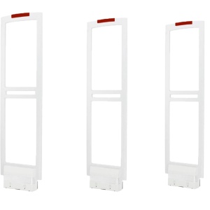 Antena antirroubo EAS - Tecnologia acustomagnética AM 58 kHz - 2 corredores: mestre e dois escravos - Ligação WiFi | Plug &amp; Play - Fabricada de ABS - Definições remotas com a Nuvem gratuita