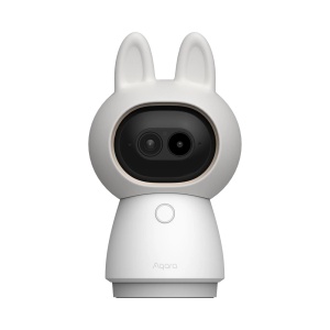 Aqara Câmara WiFi Hub G350 Branca - Câmara 8MP / 2.5K / 4K | Zoom 9X - Gateway Zigbee 3.0, Thread, Matter - Compatibilidade Matter Nativo - Deteção facial e de gestos com IA - Compatível com Apple Homekit, Google, Alexa