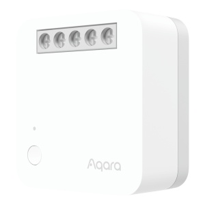Aqara Módulo Individual T1 Neutro - Zigbee 3.0 - Necessita do AQARA HUB - Medidor de consumo - Proteção contra alta tensão - Compatível com Apple Homekit, Google, Alexa