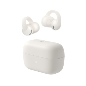 Auriculares sem fios C50I Soundcore Brancos - Design «open-ear» com clipe FlexiClip - Até 28 horas no total, com caixa - Driver de 12 mm com graves potentes - Chamadas claras com 2 microfones IA - Resistente à água IP55
