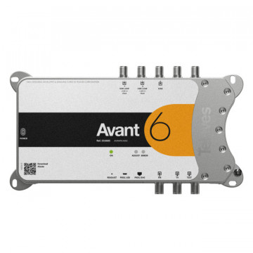 Avant 6 avec filtre anti-LTE: Amplificateur programmable du filtre numérique (20 filtres) 4E / 1S "F": FM-DAB-2XVHF / UHF G 19-50-55DB VS 114-114-114DBµV