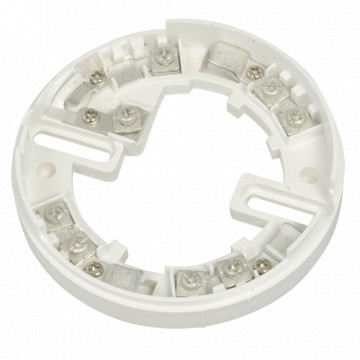 Base de perfil baixo - Compatível com toda a gama wizmart - Necessário para instalação de detector - Marca de montagem fácil - Compatível com piloto indicador de ação