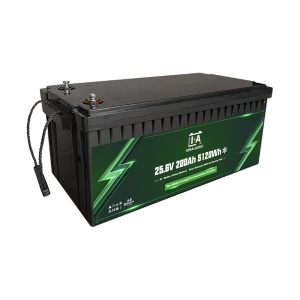 Bateria Idealakku IB-Series LiFePO4 24 V 200 Ah com Smart-BMS, Bluetooth e aquecimento.