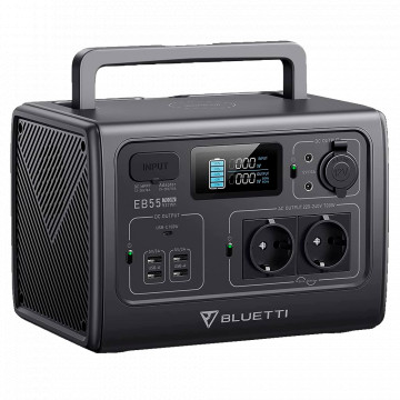 Batería portátil Bluetti - Grande capacidad 537Wh - Fuerza de salida 700W máximo - Salidas e formularios múltiple de recargar - 2500 ciclos de vida - Pantalla Lcd | Flash