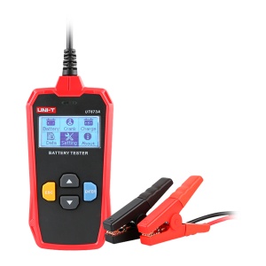 Batterietester – Misst Kapazität, Spannung, Widerstand und Zustand – Lade- und Initialisierungstester für 12V/24V-Batterien – Geeignet zum Testen von bis zu 10 Batterietypen