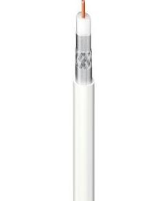 Cable Coaxial Cxt PVC ITED ECA Clase A 19VAtC Ø 1,00/4,5/6,5mm Blanco