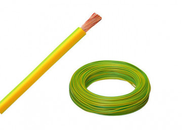 CABLE H07V-K [FV] 10 VERDE/AMARELO (FLEXÍVEL)
