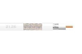 Cabo Coaxial T-100 PVC ITED Eca Class A 16VAtC Ø 1,13/4,8/6,6mm Branco