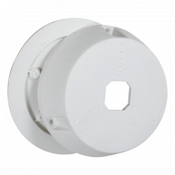 Caixa de conexões - Para câmaras dome - Apto para uso exterior - Instalação em tecto ou parede - Fabricado em plástico - Cor branca 140 (A) x 113 (L) x 45 (A) x [%VAR%] (P) mm