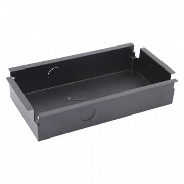 Caja de registro - Específico a Videos - Compatible con XS-V2000E-M(X) - Módulo doble - 255mm (Al) x 143mm (Lg) x 51mm (Pf) - Fabricado em acero / Requerimiento XS-VF002