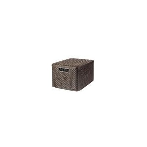 Caja L con tapa Style 30L Chocolate