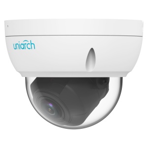 Câmara Dome IP Uniview-Uniarch - 4 MP | Lente 2.8~12 mm - IV 50 m | 120dB WDR - Deteção de corpo humano | UMD - PoE | IP67 | IK10 - Microfone integrado