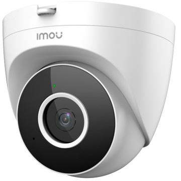 Câmara Dome Turret 2MP - WiFi 2.4 GHz - 2.8 mm / IV 30m - Áudio bidirecional / Sirene + Flash - Deteção de humanos - Apto para exterior / IP67