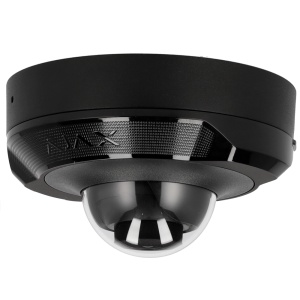 Câmara IP 8 Megapixel Ajax - Progressive Scan CMOS - Lente 2.8 mm, MicroSD até 256GB - Alcance dos LEDs IV 15m, PoE 802.3at - Com Inteligência Artificial - Cor Preta
