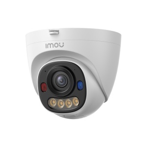 Câmara PS8D 5MP - Ligação PoE - 2.8 mm / IV + Full Color - Áudio bidirecional / Sirene + flash azul-vermelho - AIGO PLAY / IMOU SENSE / AOR - Apto para exterior / IP67