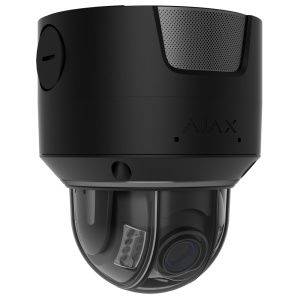 Câmara Superior IP Dome 4 Megapíxel Ajax - 1/1.8" Progressive Scan CMOS - Lente varifocal motorizada 2.8~12 mm - IV 40m | Luz branca 25 m | PoE 802.3at/af - TrueWDR | Deteção de movimento | IA - Cor preto