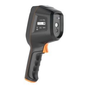 Cámara termográfica de mano Raythink - Sensor térmico 256x192 pixeles de 12µm - Sensor visible 2Mpx - Sensibilidad térmica < 40mK (25°C,F1.0) - Precisión ±2ºC o ±2%, el que sea mayor - Protección IP54 anti-caídas (2 metros)