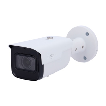 Caméra Bullet IP X -Sécurité - 4 mégapixels (2560 × 1440) - 2,7–13,5 mm / LED Plage 60 m - WDR 120 dB | Microphone incorporé - Alarmes | Audio - fonctions intelligentes