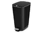 Chic Bucket Bin IML Schwarz mit Pedalverschluss Größe L 50 l