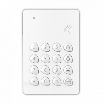 Clavier indépendant - sans fil - Antenne interne - Permet le bras / désarmer - compatible avec les routes clés de proximité - aliments 3 AAA 1,5 V LR6 Pilas