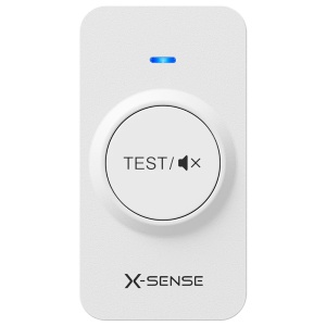 Comando à distância para dispositivos X-SENSE - Botão de teste e silêncio - 15m de distância máxima. - Bateria de lítio 3 V CR2032 (substituível)
