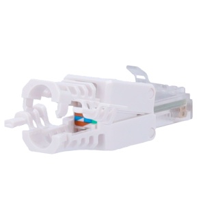 Conector de cabo UTP - Conector saída RJ45 - Compatível UTP categoria 6A - Fácil instalação sem ferramentas