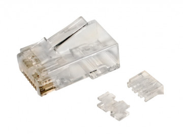 Connecteur de paire de cuivre RJ45 UTP Cat 6A - Mâle, boîte en plastique