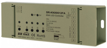 Controlador RGB+W 12-36Vdc (4x5A 480W-24Vdc) KNX