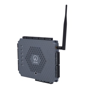 Controladora de acceso Multi-identificación - Huella, tarjeta, QR dinámico o PIN - Comunicación TCP/IP y WiFi - 4 lectores por Wiegand | 8 lectores por OSDP - Salida de relé para 4 puertas | PoE - Software ATLAS Embebido y Cloud | APP móvil