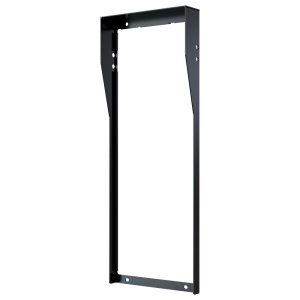 Couverture de la fête vidéo - spécifique pour Akuvox AK -x915S. - Mesures: 378 (al) x 142 (lg) x 35 (fd) mm - en acier galvanisé - Visor de pluie - montage au sol