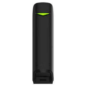 Detector PIR tipo cortina - Grau 2 - Sem fios 868 MHz Jeweller - Intervalo de deteção 6~15 m / 6º H / 90º V - Sensibilidade ajustável - Tamper anti-vandalismo - Uso interior