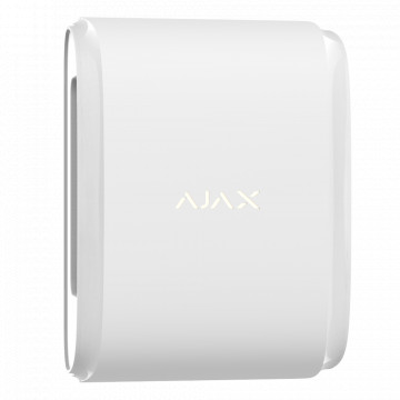 Detetor PIR exterior de dupla cortina - Grau 2 - Sem fios 868 MHz Jeweller - Antimasking - Intervalo de deteção dupla 4~15 m / 6º H / 90º V - Sensibilidade ajustável - Uso exterior IP54