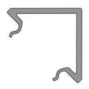 DFD5590 - Opaline rectangular diffuser 1un